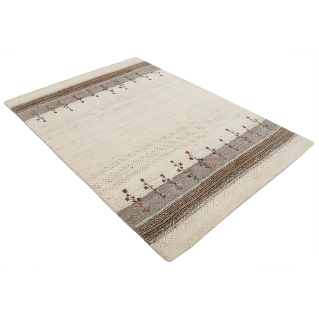 Hand Made Lori Wool Rug 4' 6" X 6' 5"