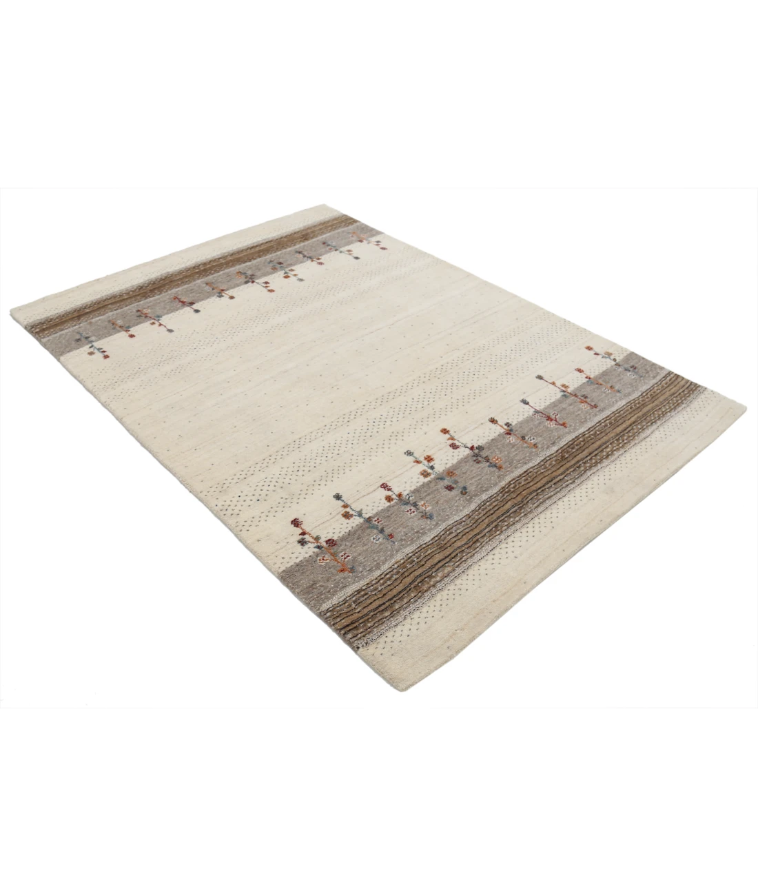 Hand Made Lori Wool Rug 4' 6" X 6' 5"