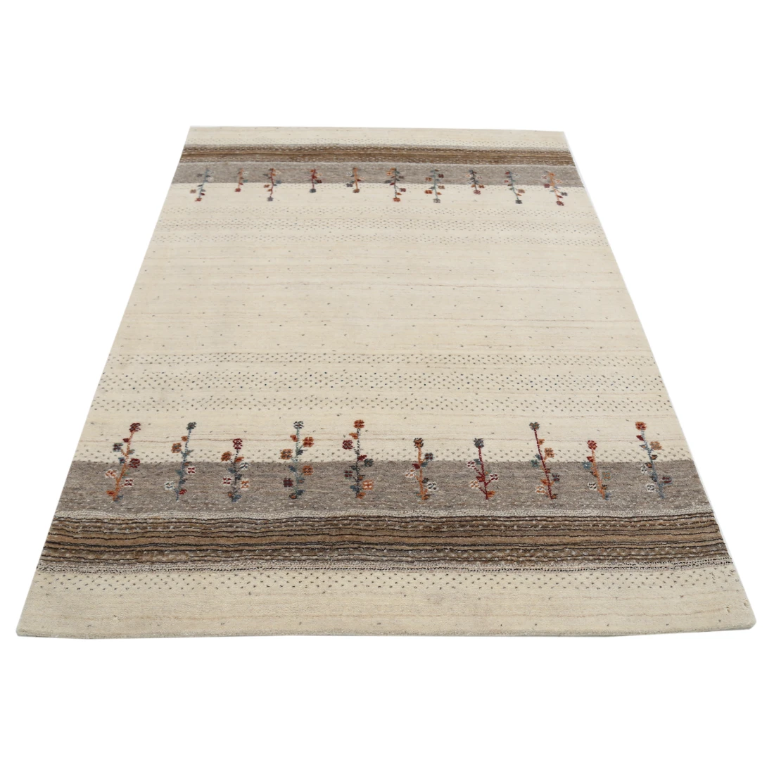 Hand Made Lori Wool Rug 4' 6" X 6' 5"