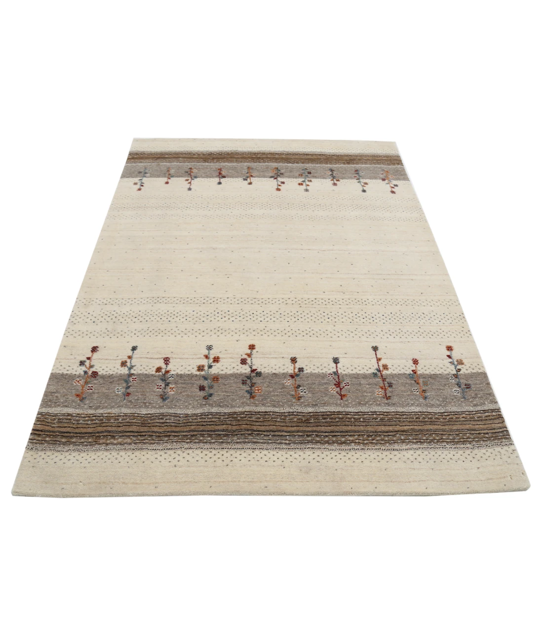 Hand Made Lori Wool Rug 4' 6" X 6' 5"