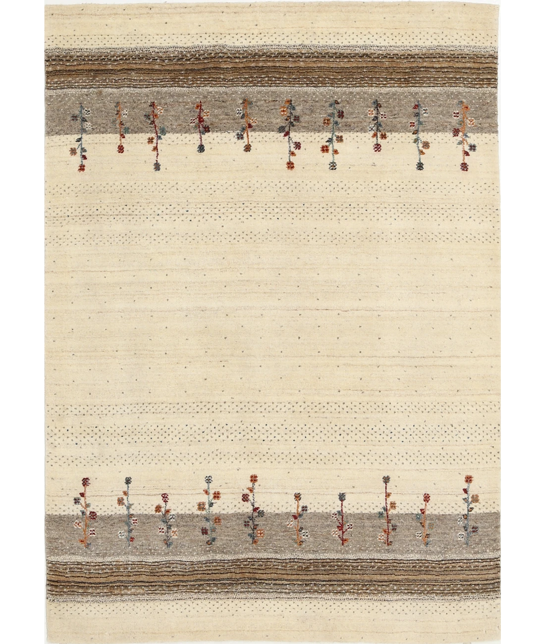 Hand Made Lori Wool Rug 4' 6" X 6' 5"