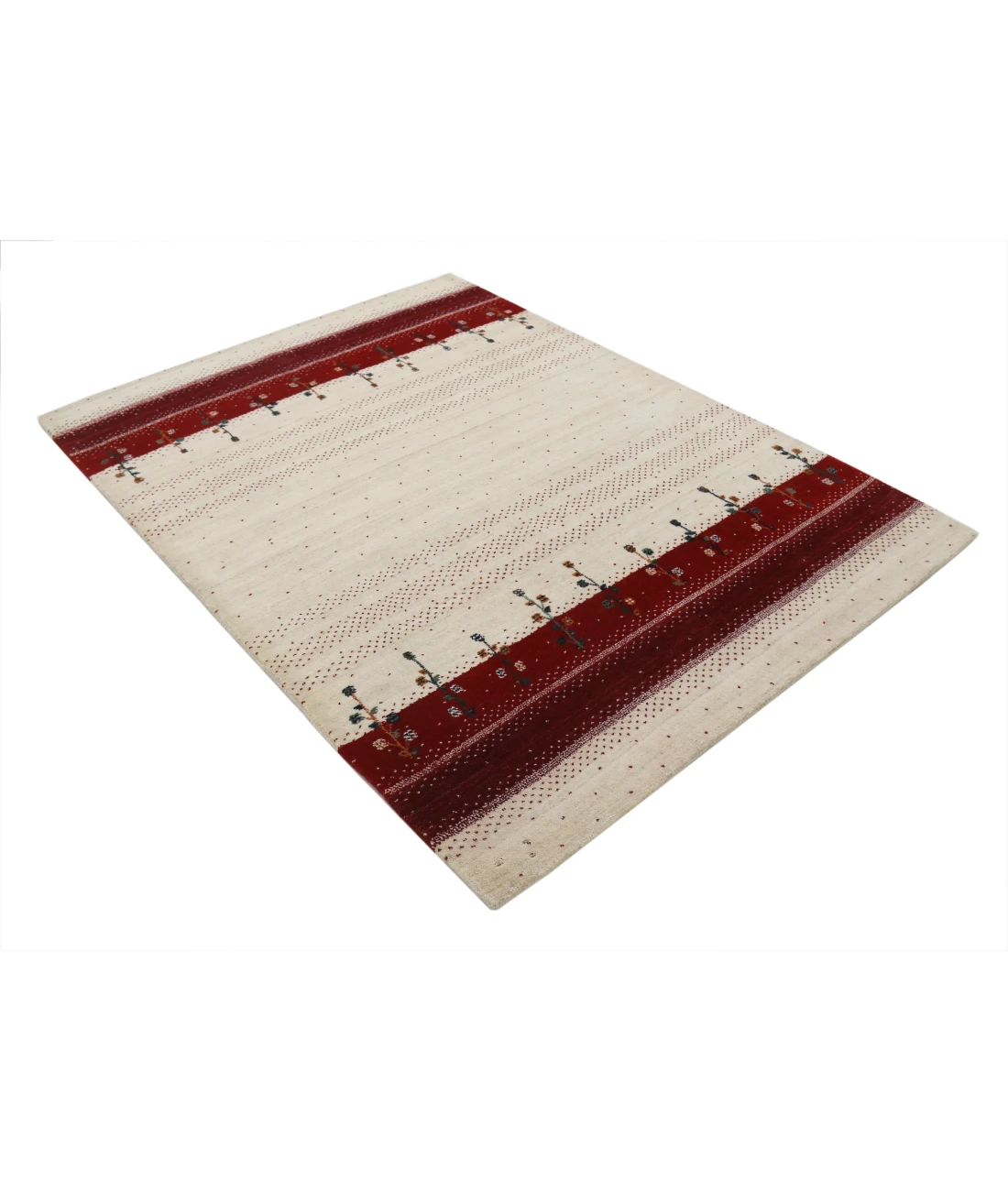 Hand Made Lori Wool Rug 4' 9" X 6' 6"