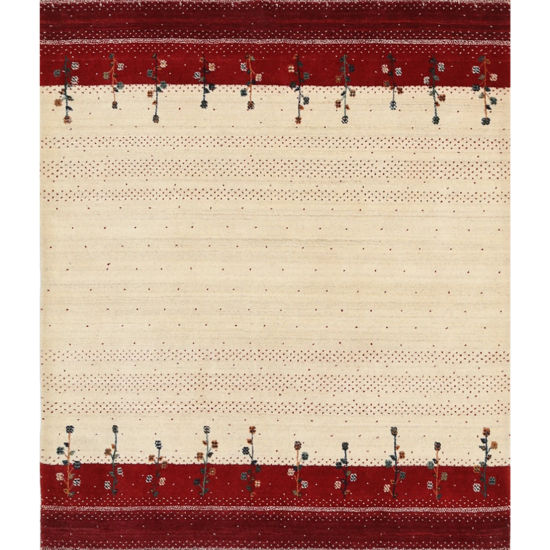 Hand Made Lori Wool Rug 4' 9" X 6' 6"