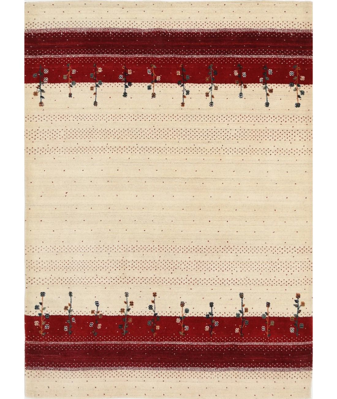 Hand Made Lori Wool Rug 4' 9" X 6' 6"
