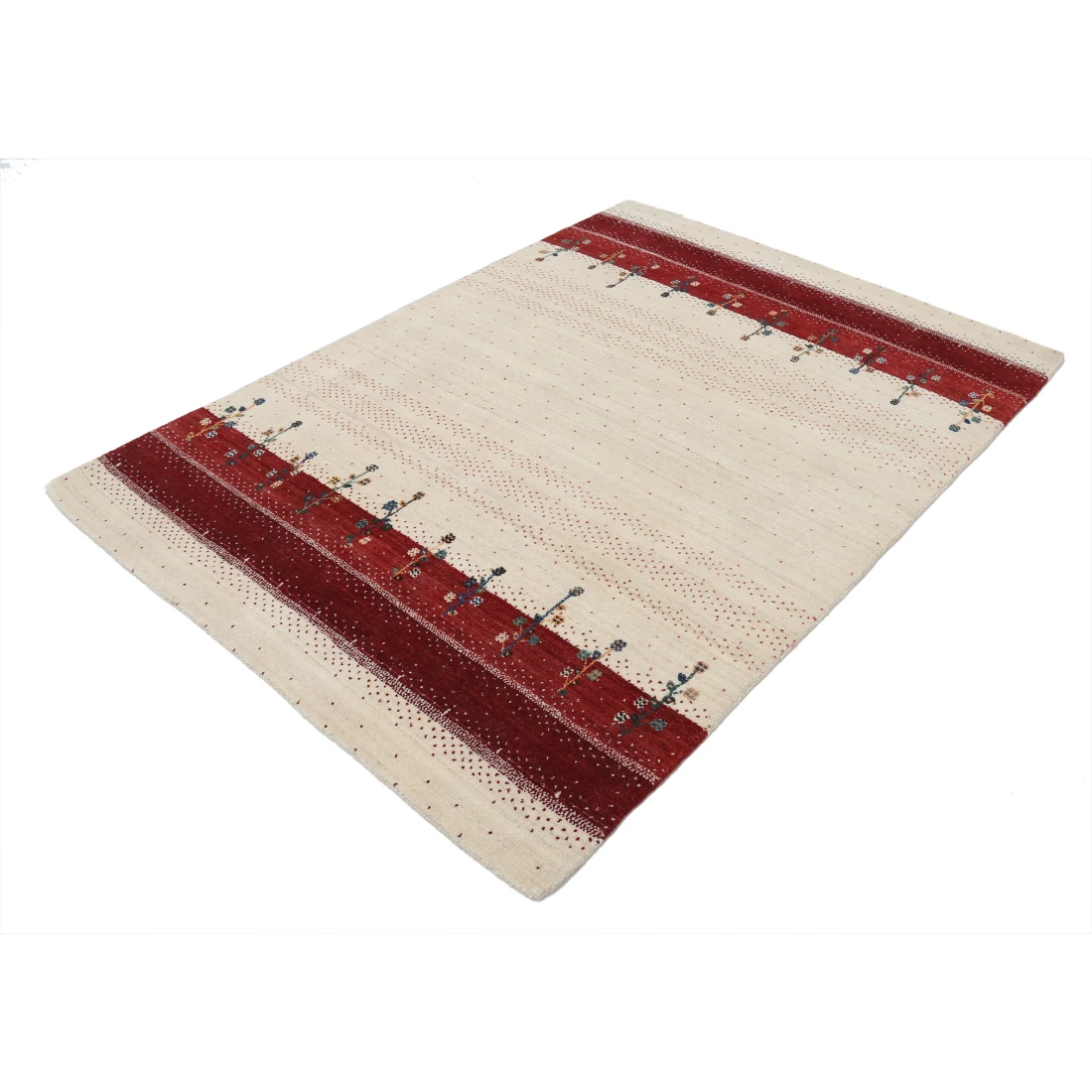 Hand Made Lori Wool Rug 4' 7" X 6' 5"