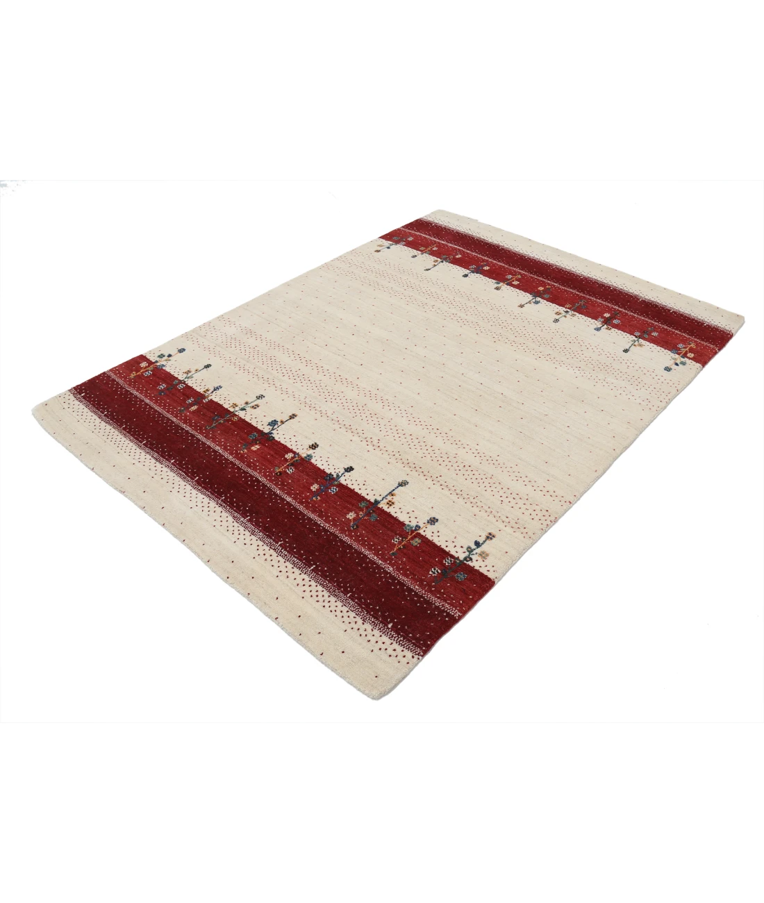 Hand Made Lori Wool Rug 4' 7" X 6' 5"