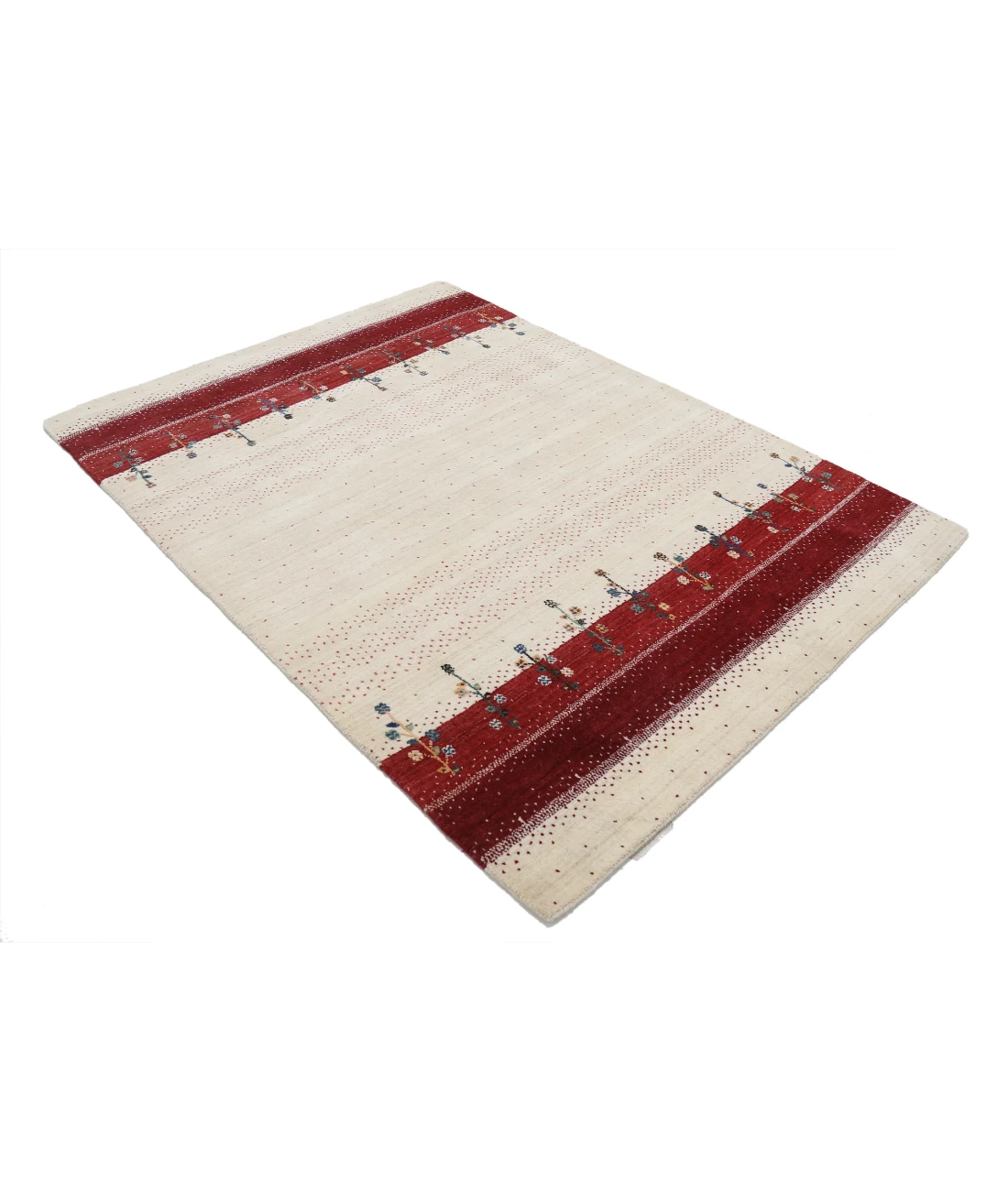 Hand Made Lori Wool Rug 4' 7" X 6' 5"