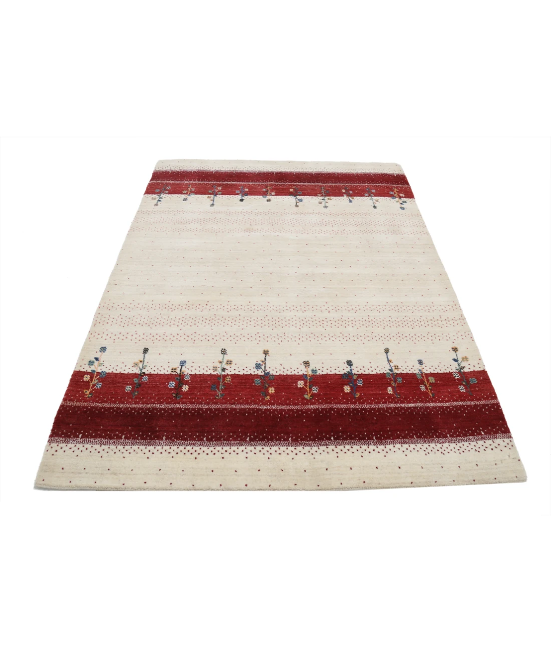 Hand Made Lori Wool Rug 4' 7" X 6' 5"