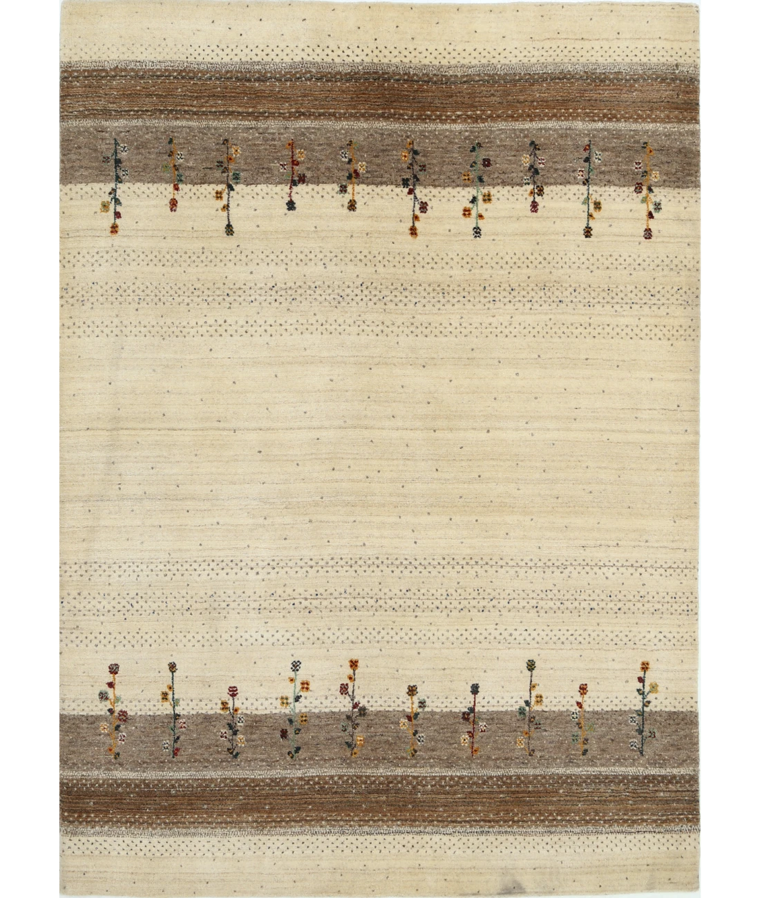 Hand Made Lori Wool Rug 4' 8" X 6' 7"