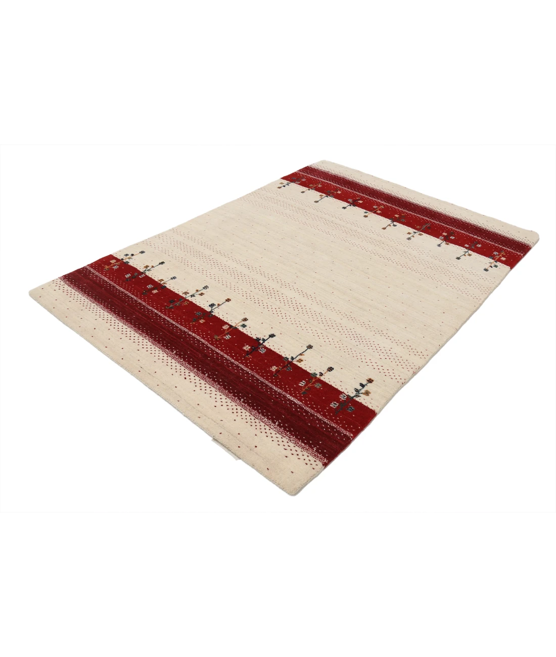 Hand Made Lori Wool Rug 4' 7" X 6' 0"