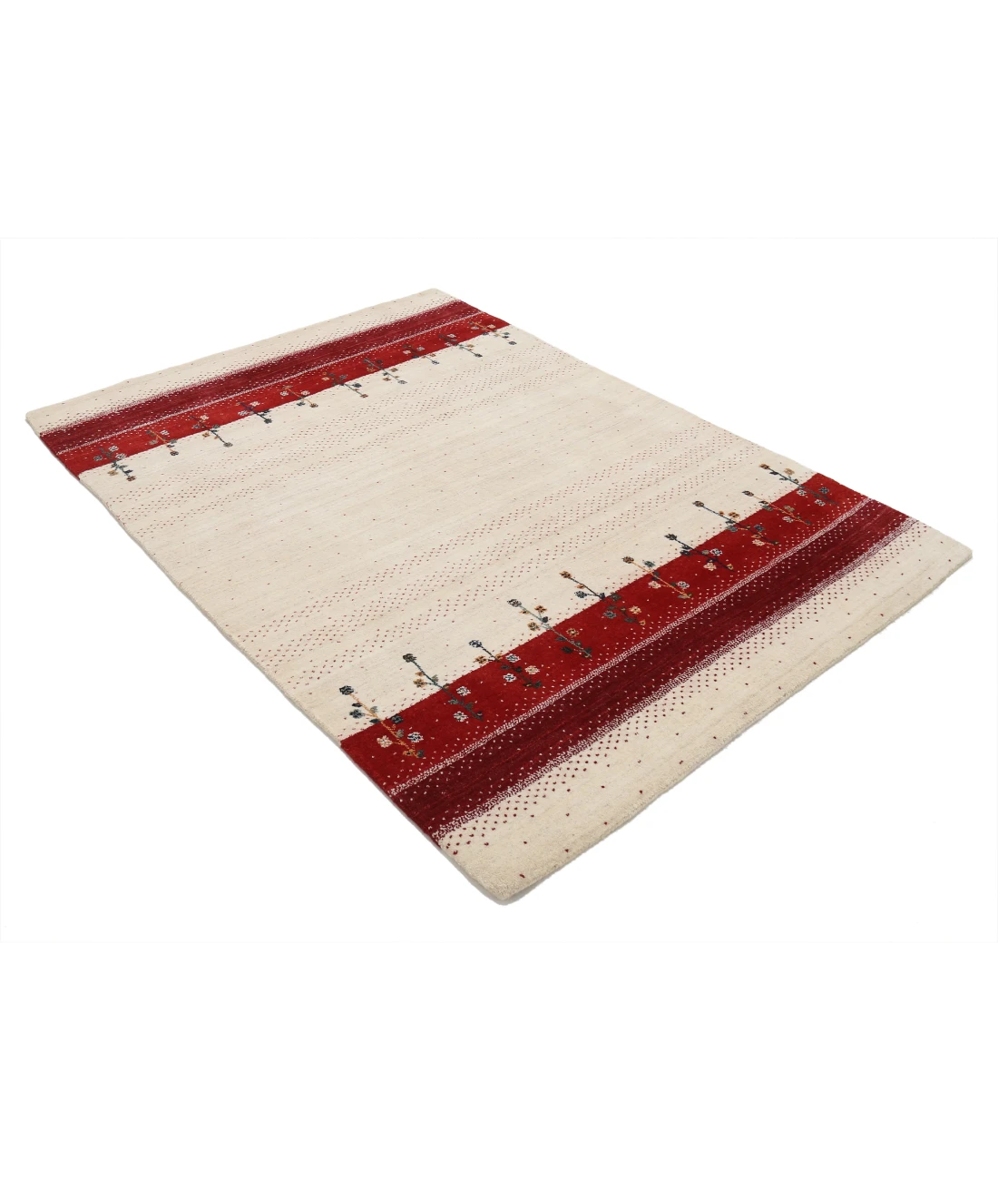 Hand Made Lori Wool Rug 4' 7" X 6' 0"