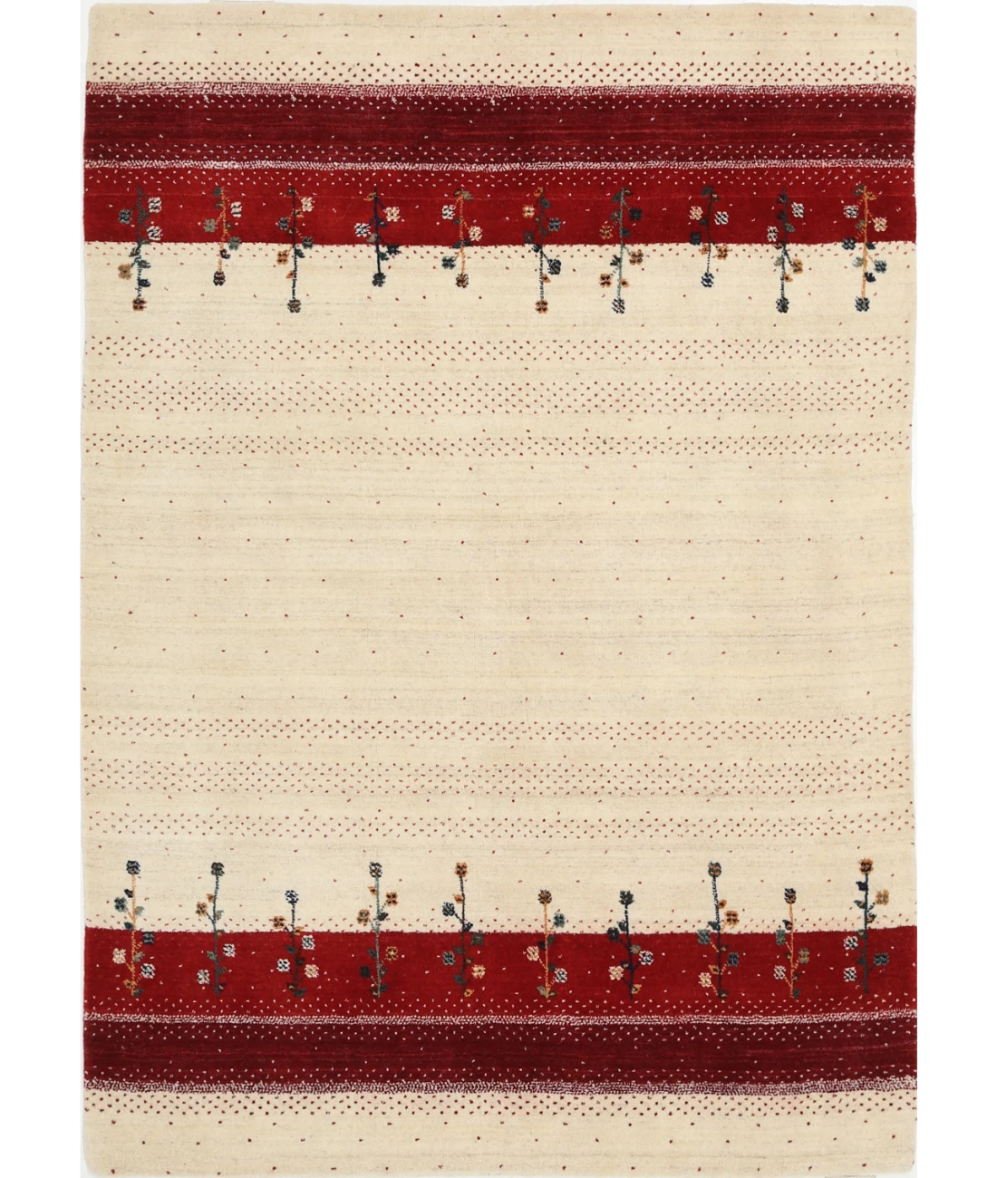 Hand Made Lori Wool Rug 4' 7" X 6' 0"