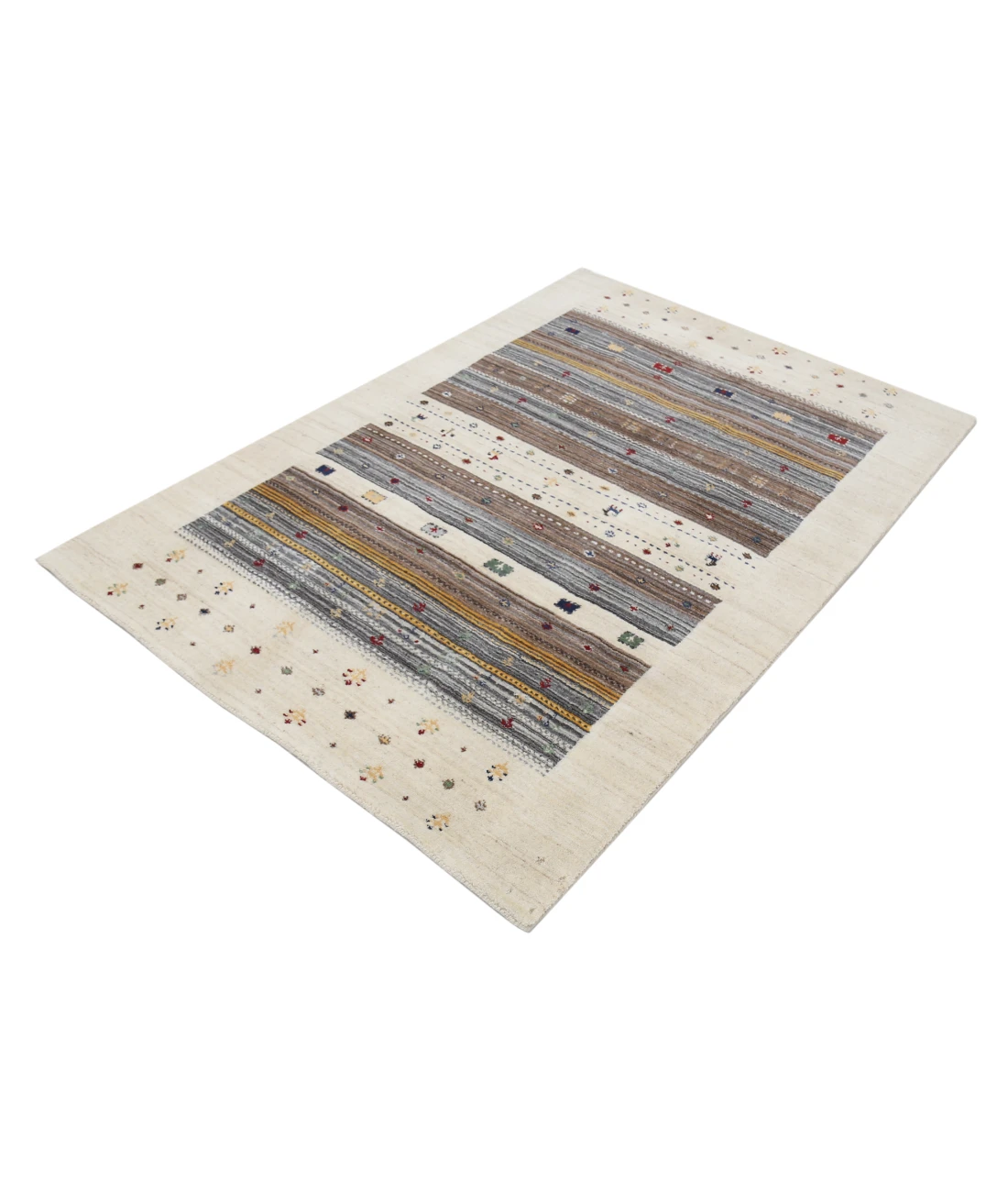 Hand Made Lori Wool Rug 3' 10" X 5' 10"