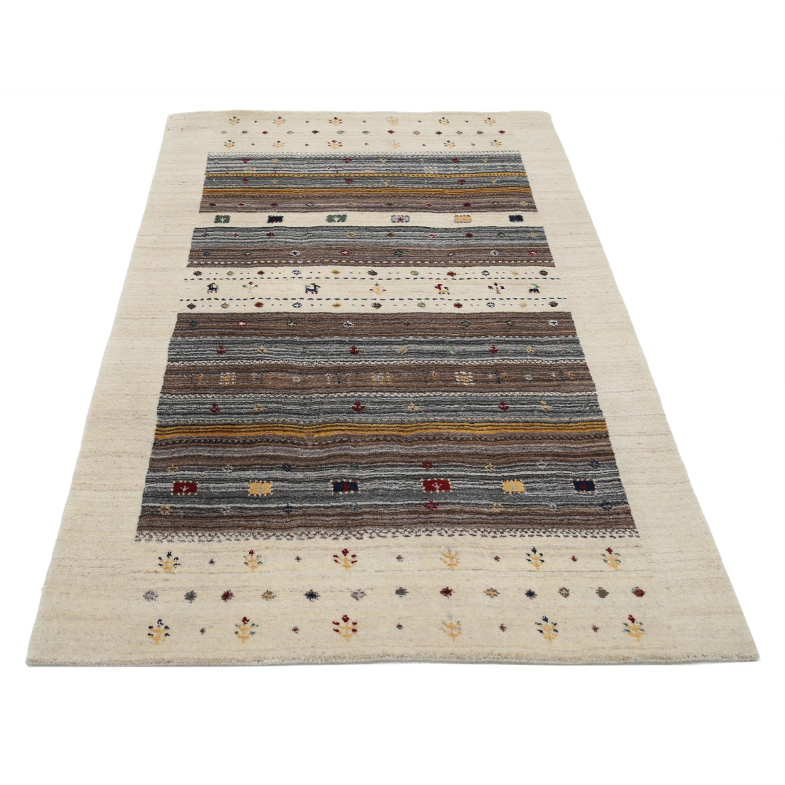 Hand Made Lori Wool Rug 3' 10" X 5' 10"