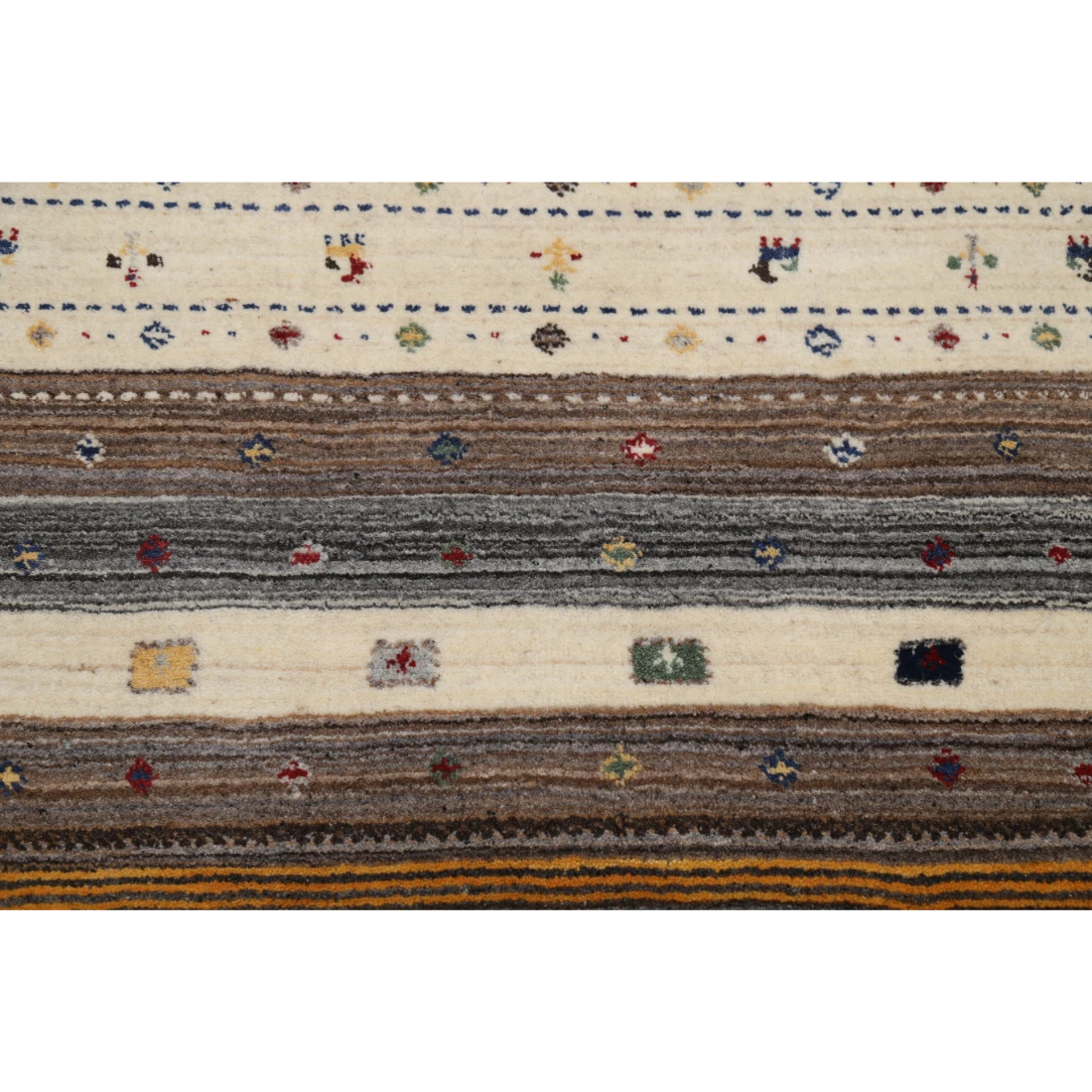 Hand Made Lori Wool Rug 4' 0" X 5' 11"