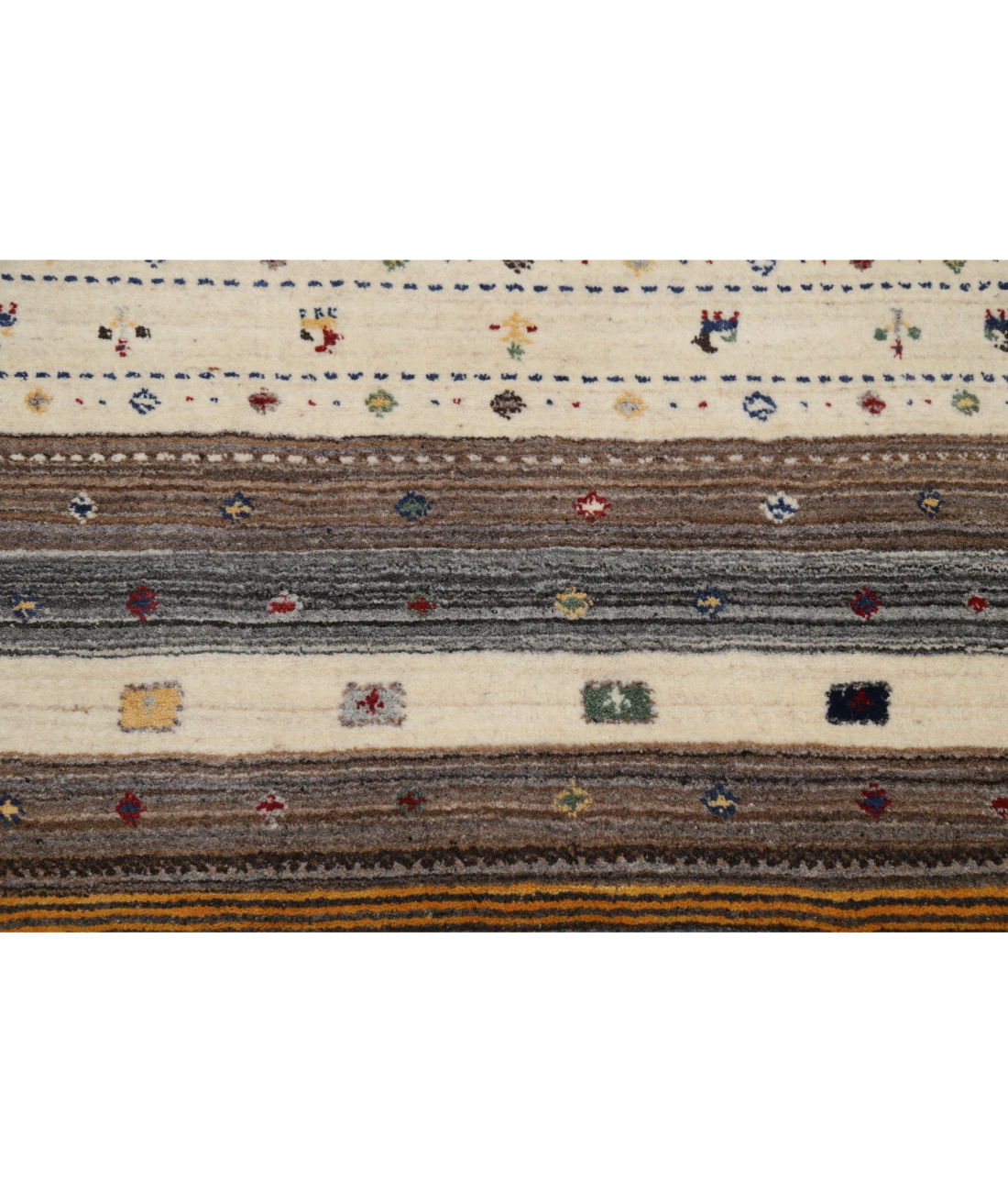 Hand Made Lori Wool Rug 4' 0" X 5' 11"