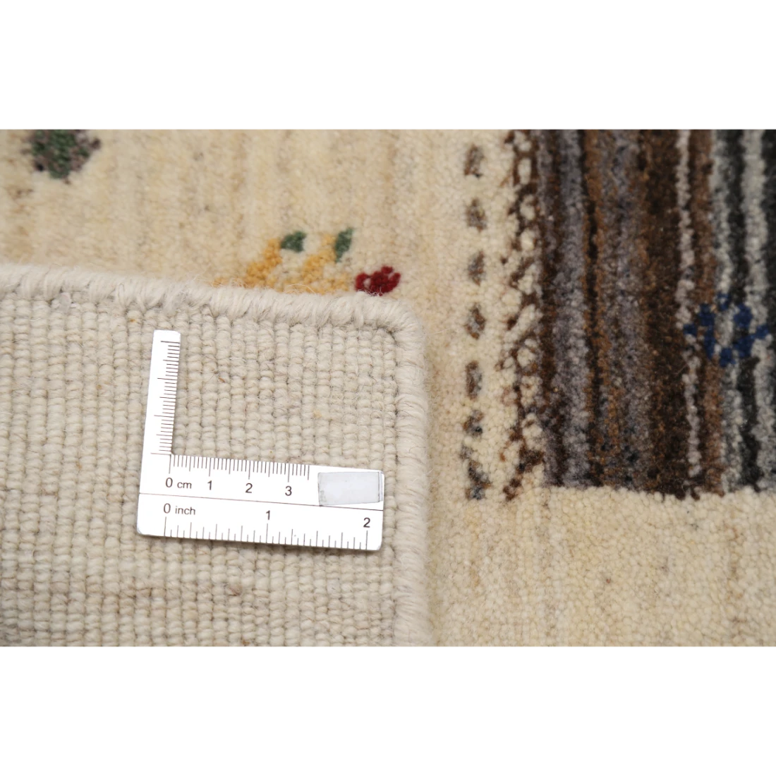 Hand Made Lori Wool Rug 4' 0" X 5' 11"