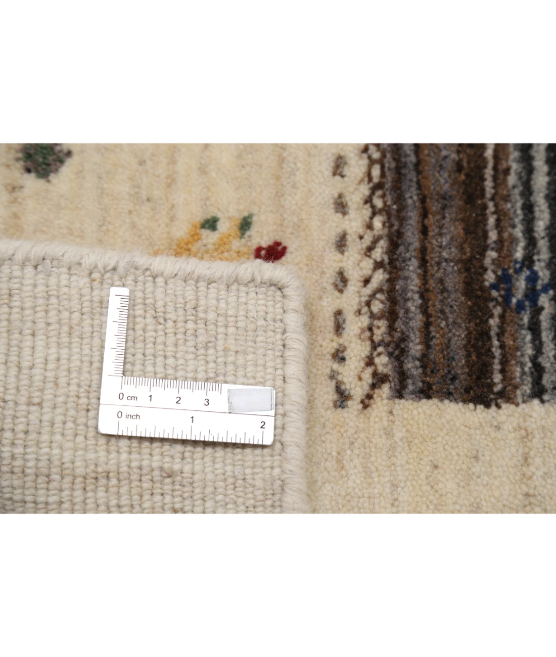 Hand Made Lori Wool Rug 4' 0" X 5' 11"