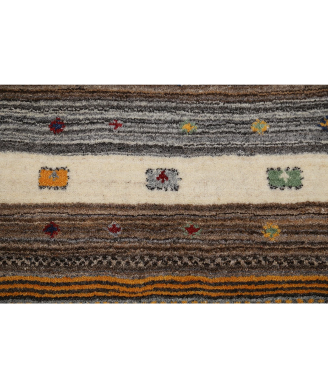 Hand Made Lori Wool Rug 4' 0" X 5' 11"