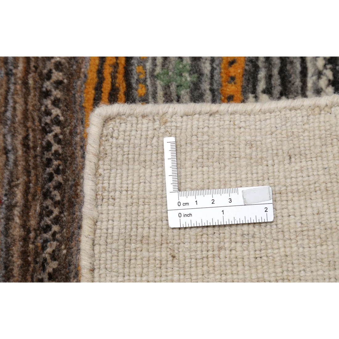 Hand Made Lori Wool Rug 4' 0" X 5' 11"