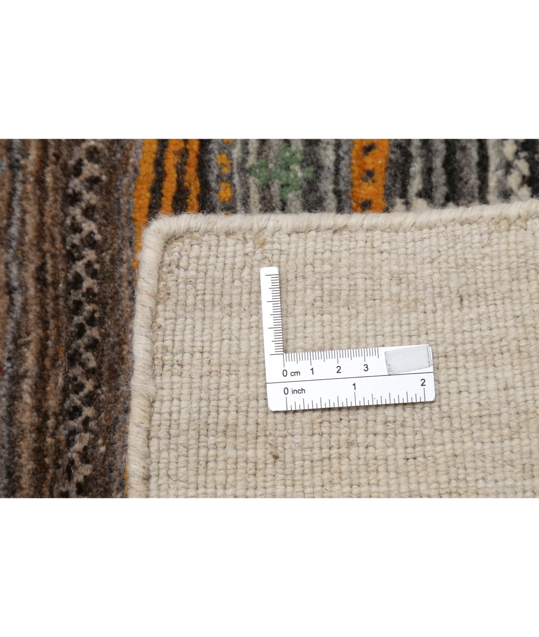 Hand Made Lori Wool Rug 4' 0" X 5' 11"