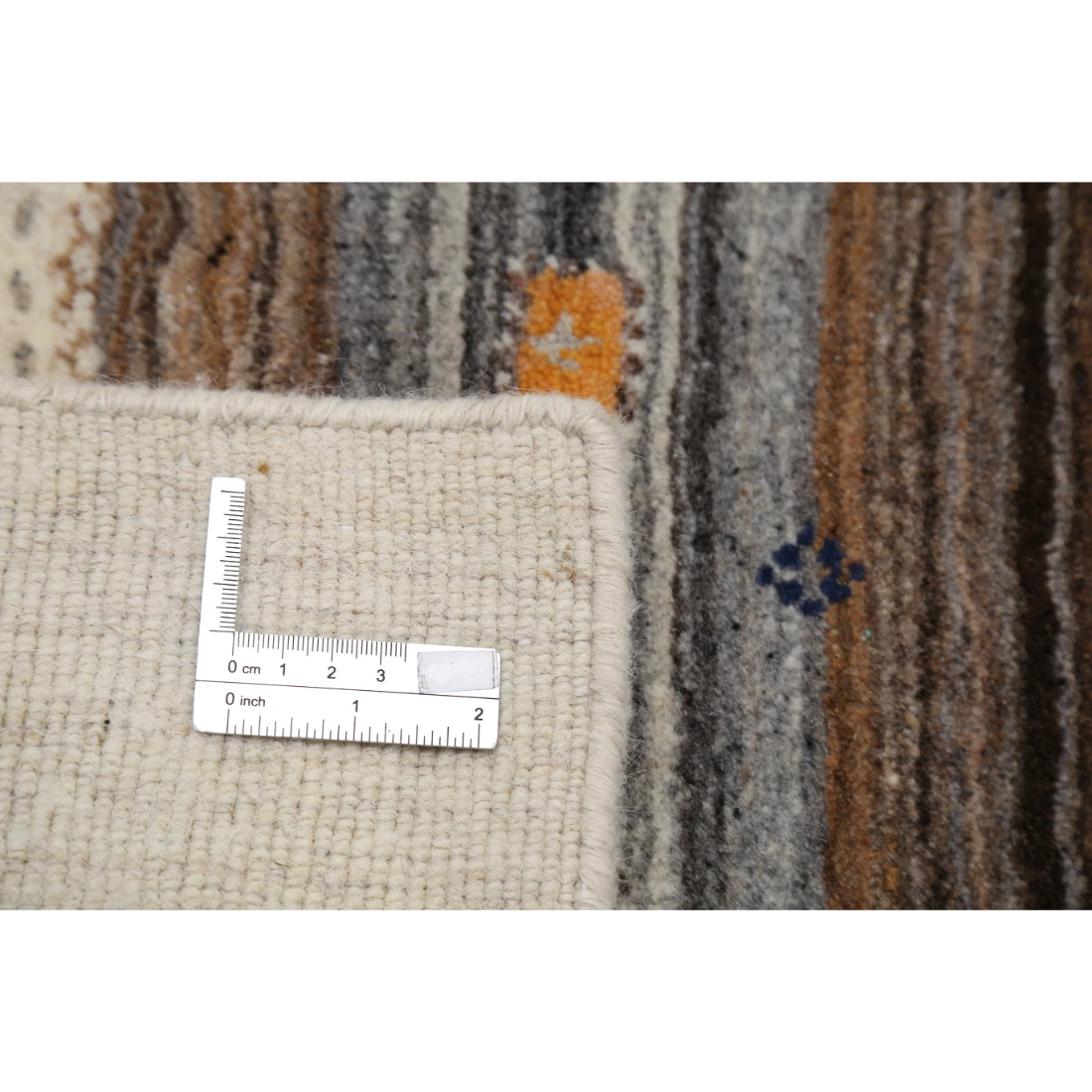 Hand Made Lori Wool Rug 4' 0" X 5' 11"
