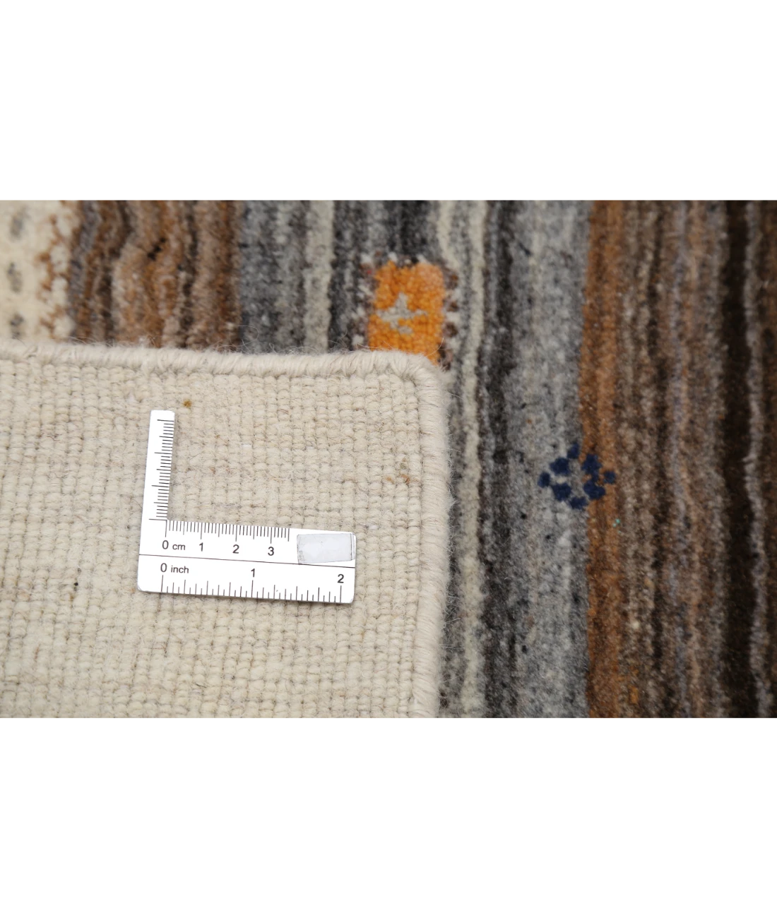 Hand Made Lori Wool Rug 4' 0" X 5' 11"