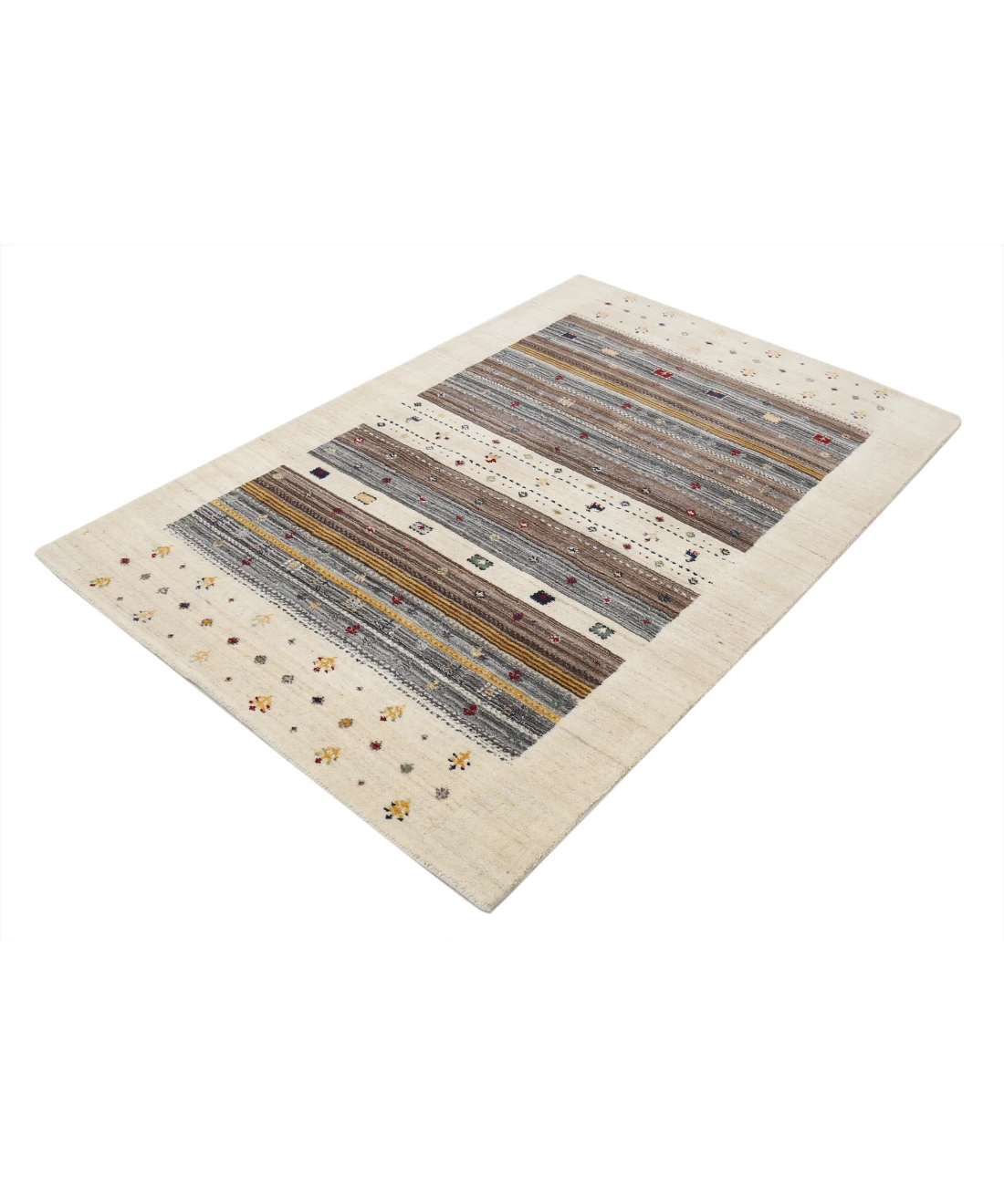 Hand Made Lori Wool Rug 3' 11" X 5' 11"