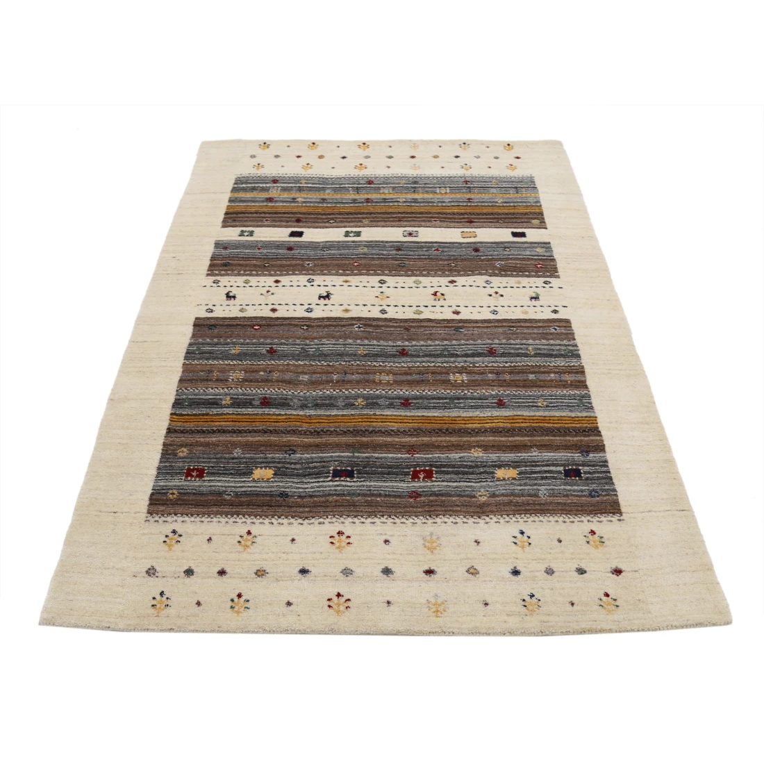Hand Made Lori Wool Rug 3' 11" X 5' 11"