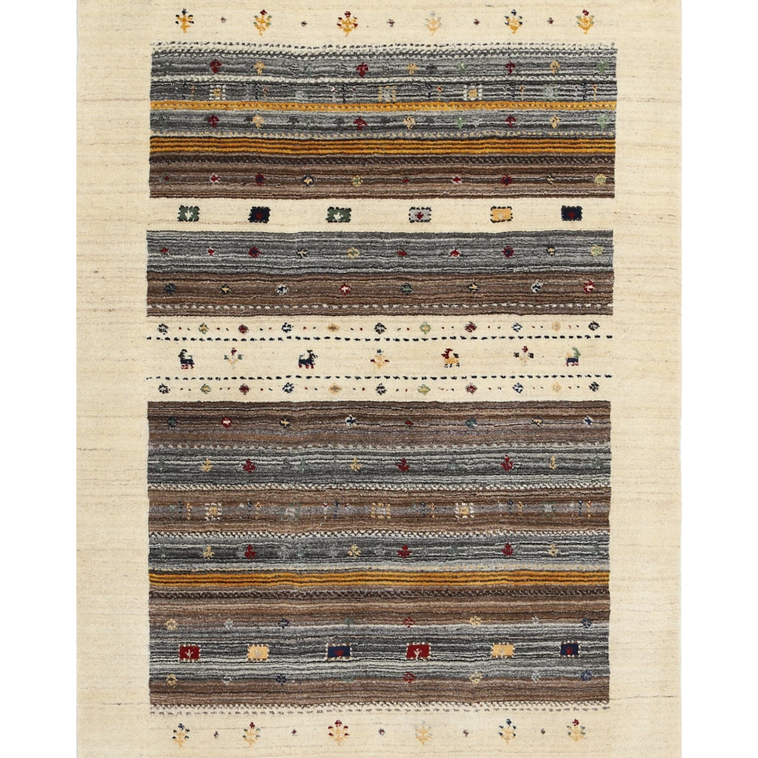 Hand Made Lori Wool Rug 3' 11" X 5' 11"