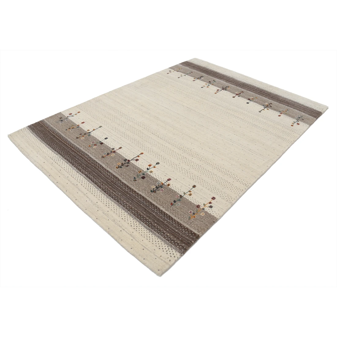 Hand Made Lori Wool Rug 5' 4" X 7' 7"