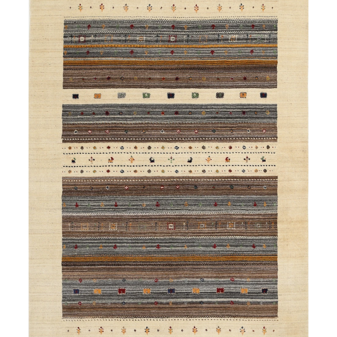 Hand Made Lori Wool Rug 5' 7" X 7' 10"