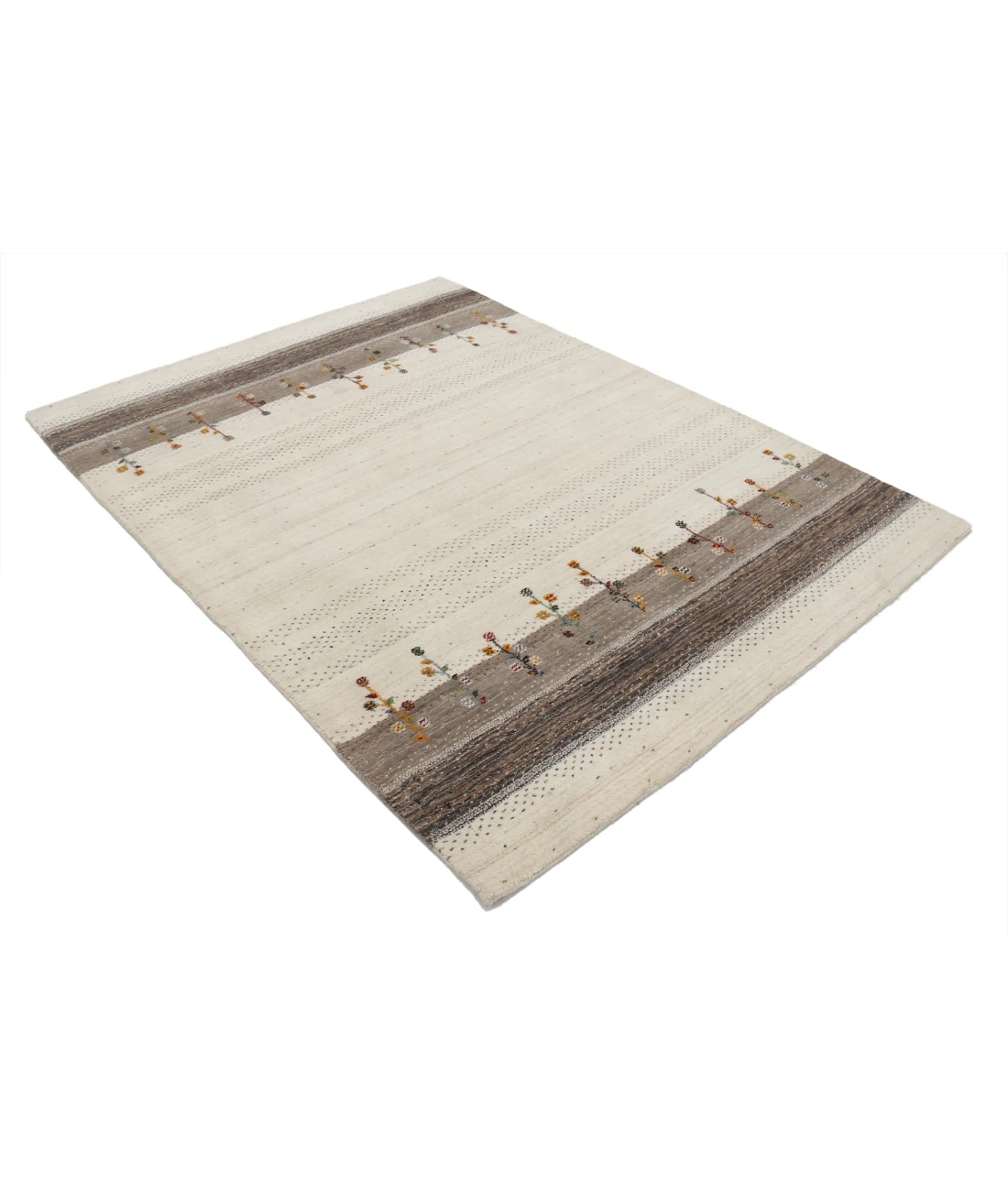 Hand Made Lori Wool Rug 4' 8" X 6' 6"