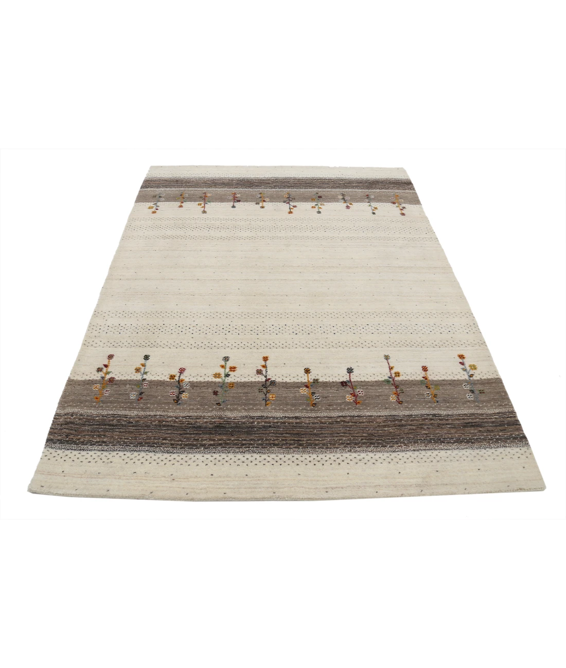 Hand Made Lori Wool Rug 4' 8" X 6' 6"