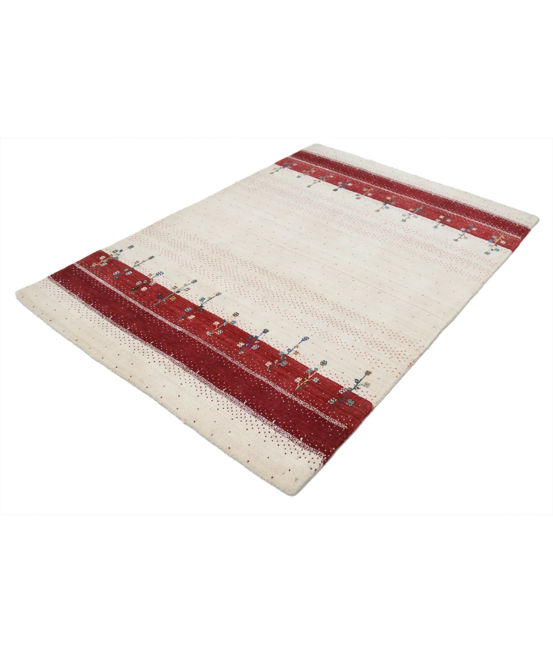 Hand Made Lori Wool Rug 4' 7" X 6' 5"