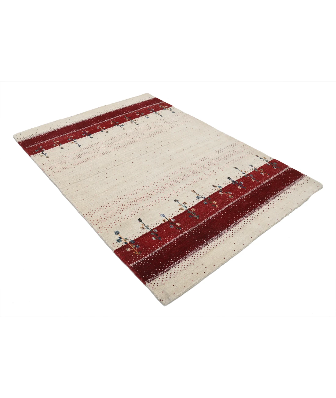 Hand Made Lori Wool Rug 4' 7" X 6' 5"