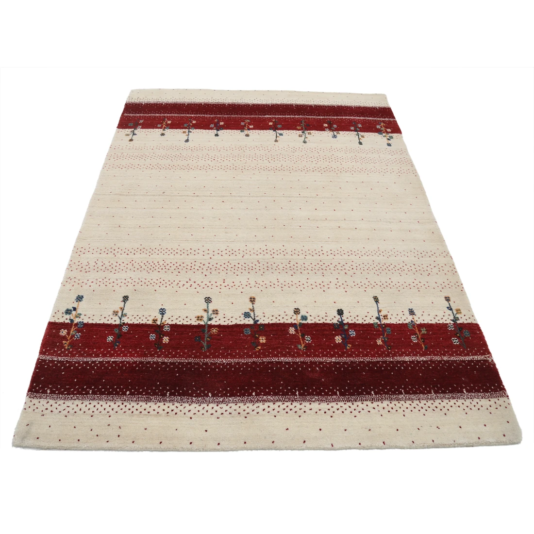 Hand Made Lori Wool Rug 4' 7" X 6' 5"