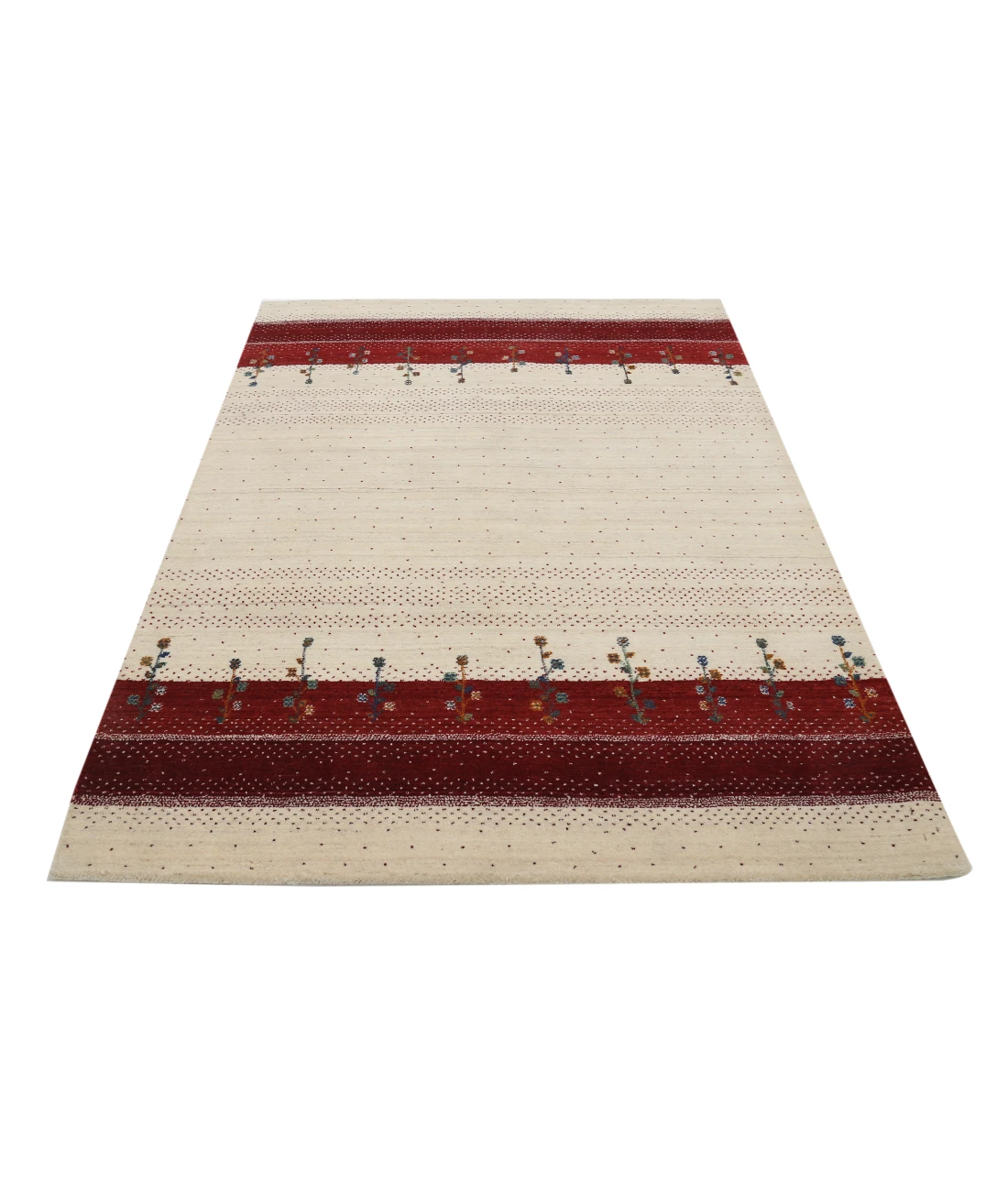 Hand Made Lori Wool Rug 4' 9" X 6' 6"
