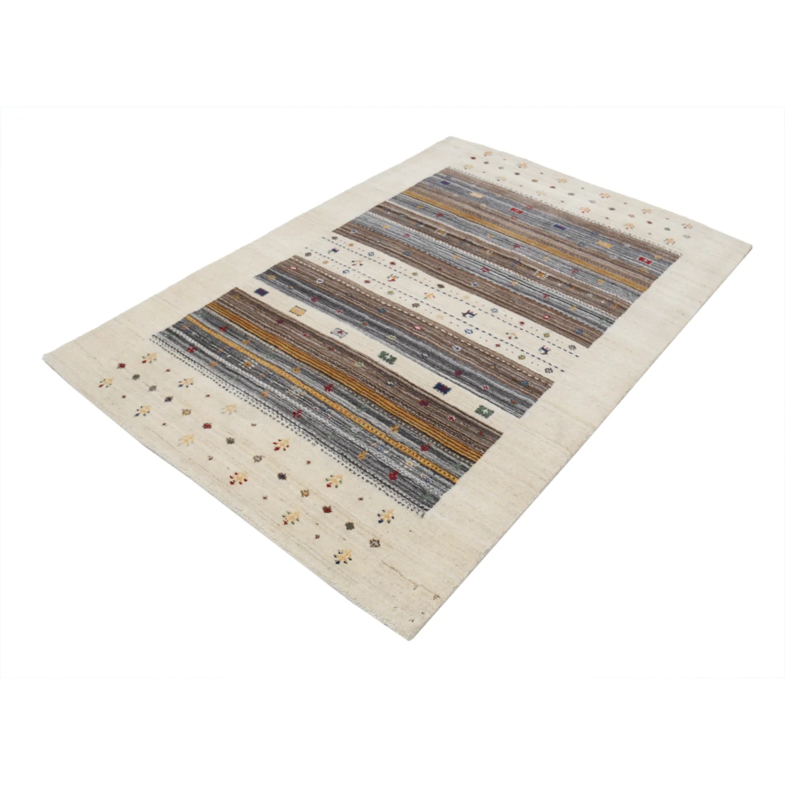 Hand Made Lori Wool Rug 4' 0" X 5' 10"