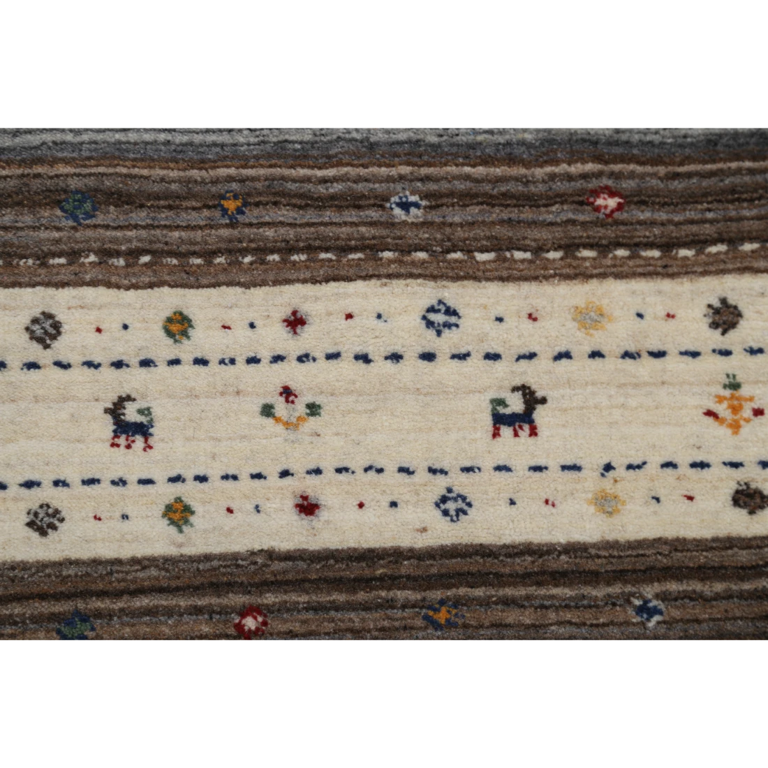 Hand Made Lori Wool Rug 4' 0" X 5' 10"