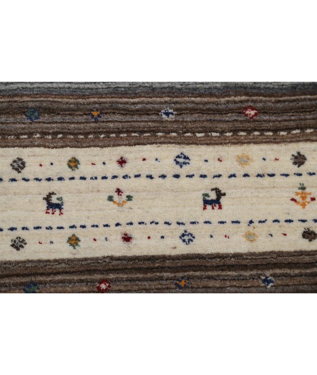 Hand Made Lori Wool Rug 4' 0" X 5' 10"