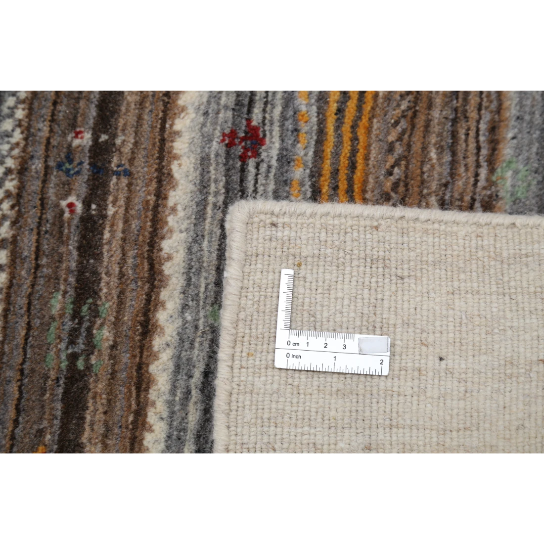 Hand Made Lori Wool Rug 4' 0" X 5' 10"