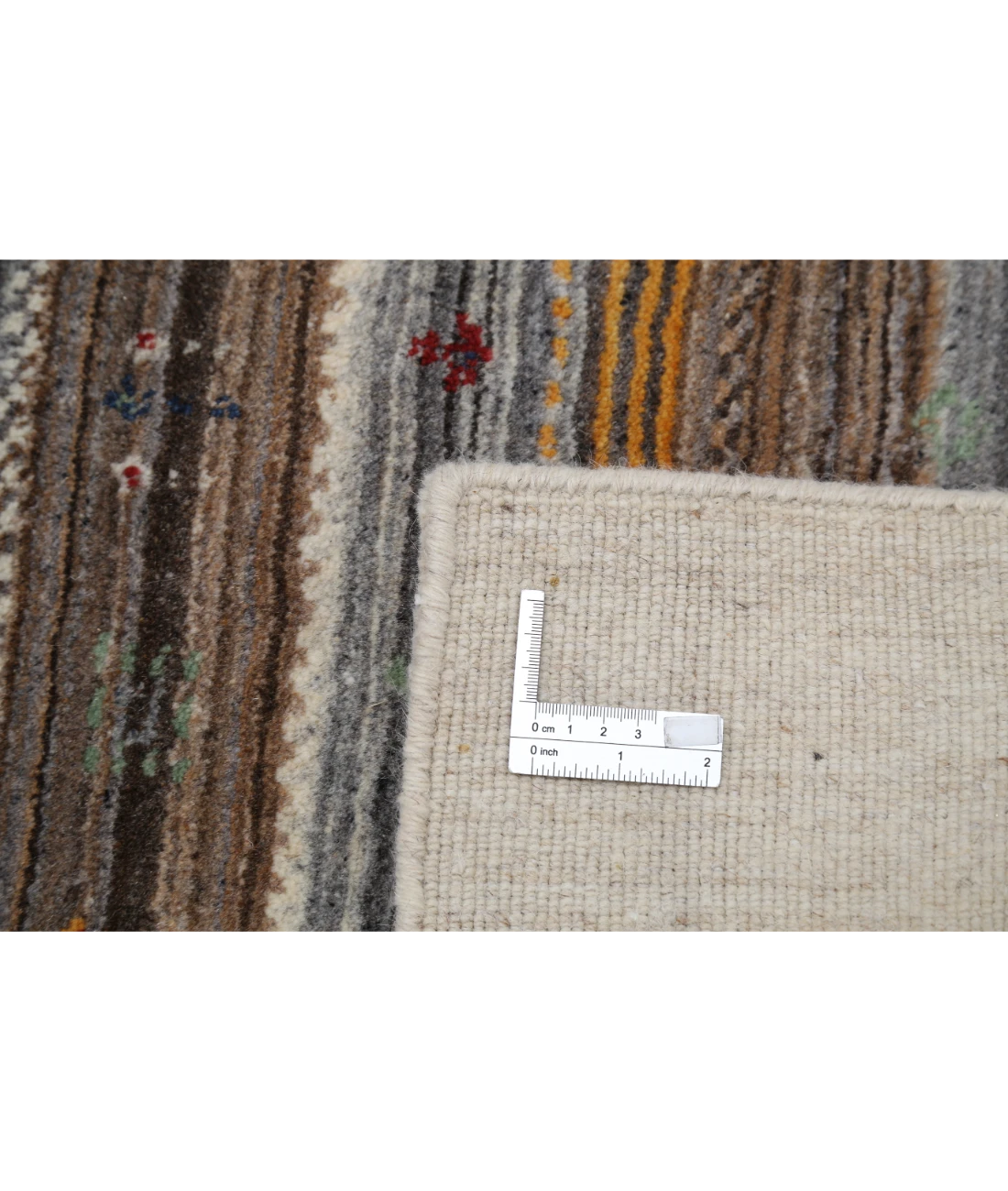 Hand Made Lori Wool Rug 4' 0" X 5' 10"