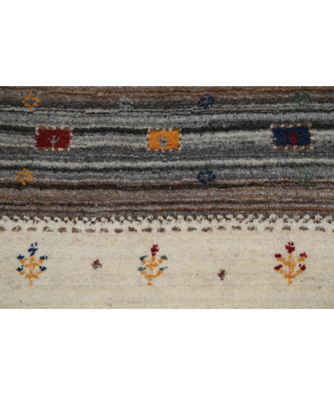 Hand Made Lori Wool Rug 4' 0" X 5' 10"