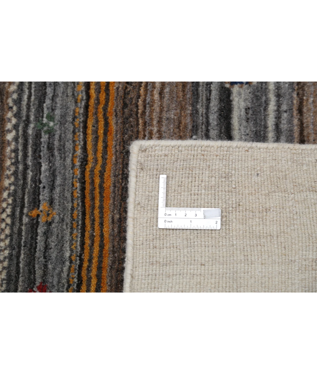 Hand Made Lori Wool Rug 4' 0" X 5' 10"