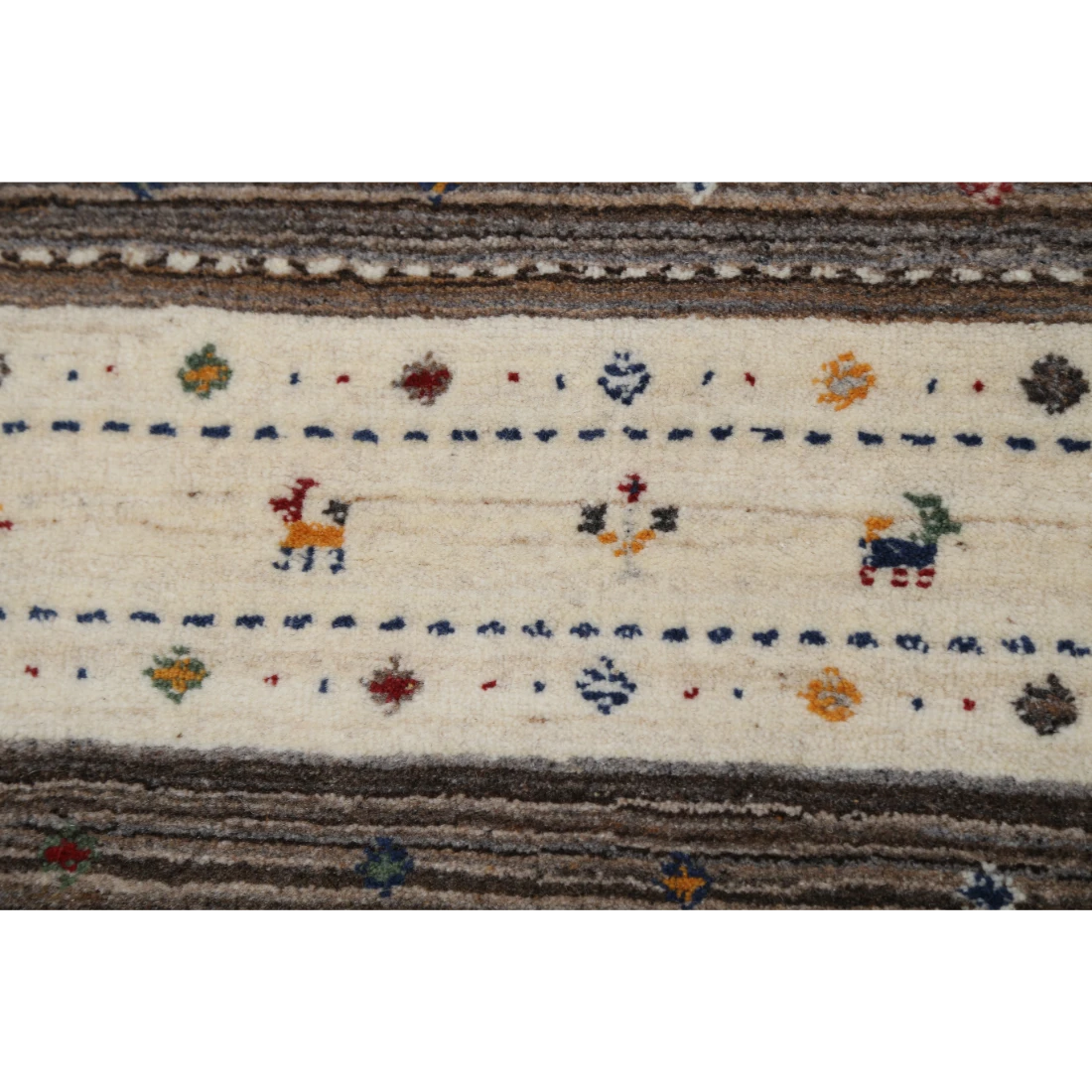 Hand Made Lori Wool Rug 4' 0" X 5' 11"