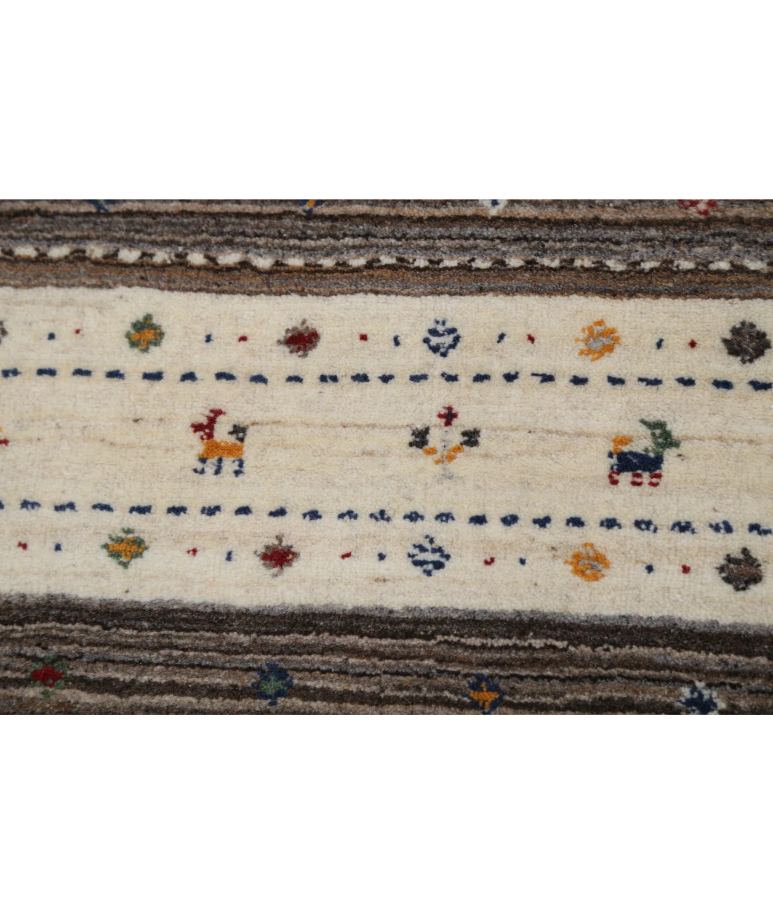 Hand Made Lori Wool Rug 4' 0" X 5' 11"