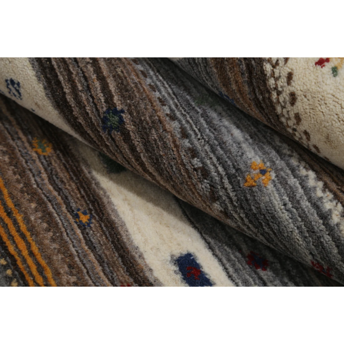 Hand Made Lori Wool Rug 4' 0" X 5' 11"