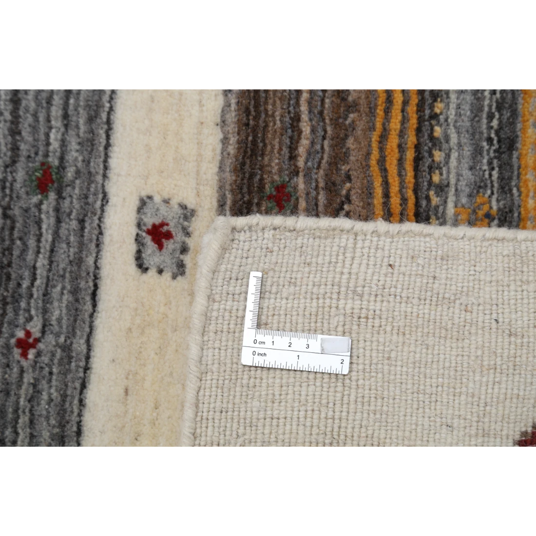 Hand Made Lori Wool Rug 4' 0" X 5' 11"