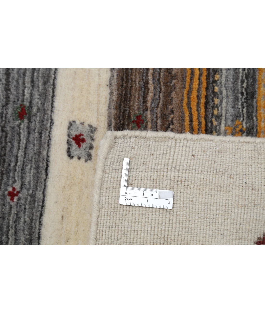 Hand Made Lori Wool Rug 4' 0" X 5' 11"